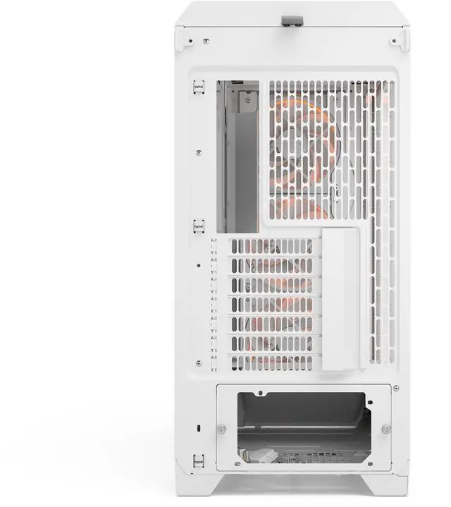 Alt view image 13 of 17 - Fractal Design Meshify 3 XL Ambience Pro RGB E-ATX Full Tower PC Case -  White Chassis with Clear TG Side Panel