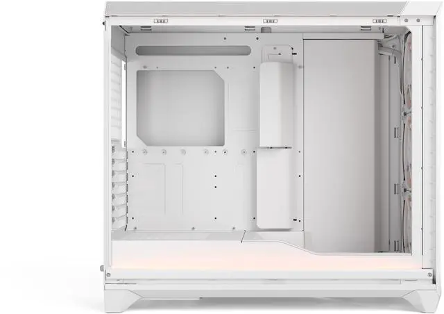 Alt view image 8 of 17 - Fractal Design Meshify 3 XL Ambience Pro RGB E-ATX Full Tower PC Case -  White Chassis with Clear TG Side Panel