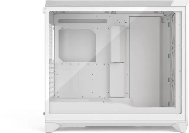Alt view image 7 of 17 - Fractal Design Meshify 3 XL RGB E-ATX Full Tower PC Case -  White Chassis with Clear TG Side Panel