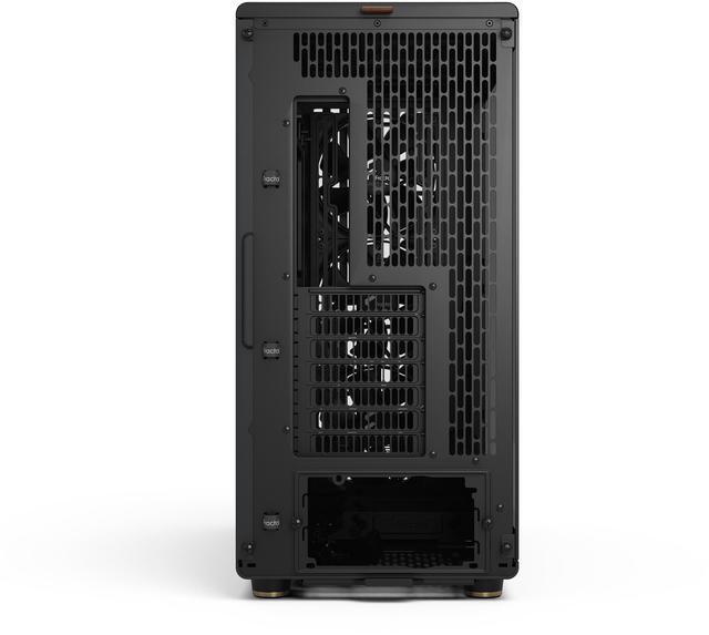 Alt view image 8 of 16 - Fractal Design North XL RC ATX mATX Full Tower PC Case for Motherboards with Rear Connectors ONLY (Standard Connection Motherboards Not Supported)- Charcoal Black Chassis with Walnut Front and Dark Tinted TG Side Panel