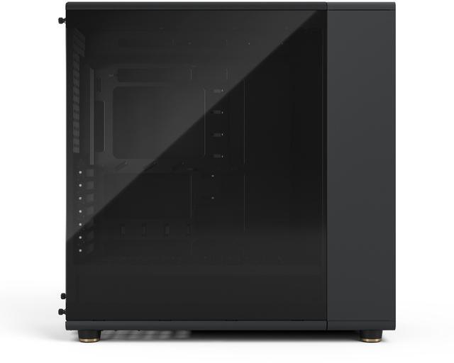 Alt view image 9 of 16 - Fractal Design North XL RC ATX mATX Full Tower PC Case for Motherboards with Rear Connectors ONLY (Standard Connection Motherboards Not Supported)- Charcoal Black Chassis with Walnut Front and Dark Tinted TG Side Panel
