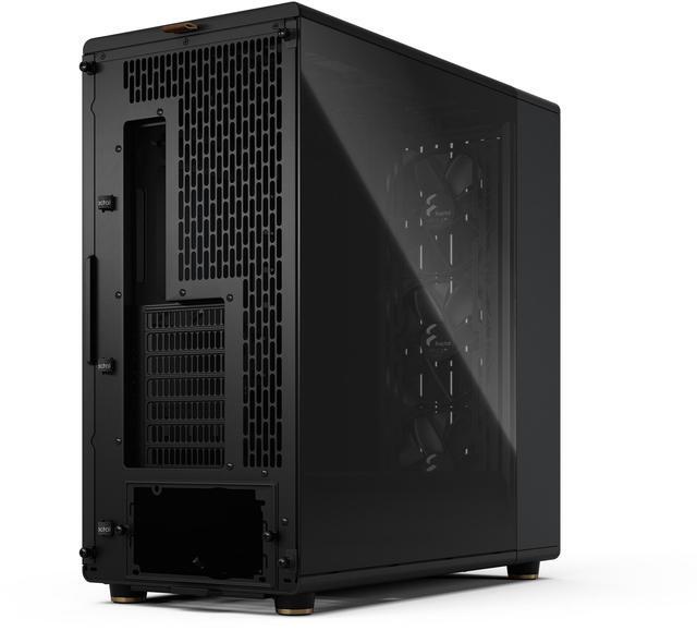 Alt view image 11 of 16 - Fractal Design North XL RC ATX mATX Full Tower PC Case for Motherboards with Rear Connectors ONLY (Standard Connection Motherboards Not Supported)- Charcoal Black Chassis with Walnut Front and Dark Tinted TG Side Panel