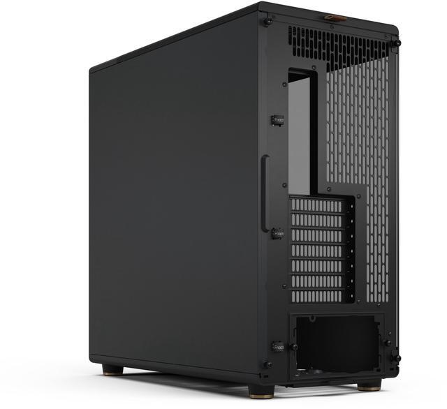 Alt view image 12 of 16 - Fractal Design North XL RC ATX mATX Full Tower PC Case for Motherboards with Rear Connectors ONLY (Standard Connection Motherboards Not Supported)- Charcoal Black Chassis with Walnut Front and Dark Tinted TG Side Panel