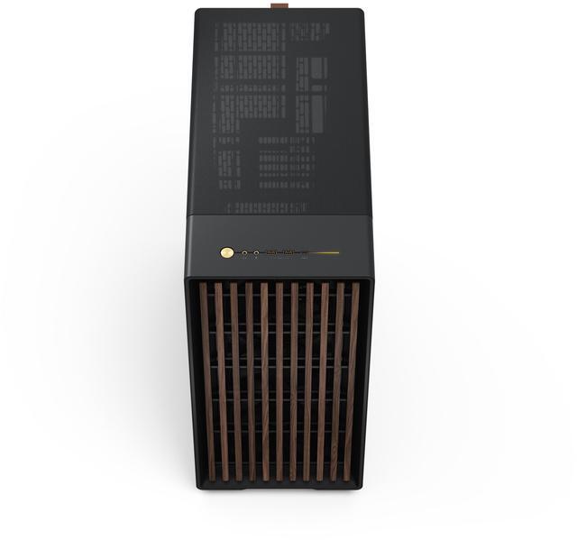 Alt view image 4 of 16 - Fractal Design North XL RC ATX mATX Full Tower PC Case for Motherboards with Rear Connectors ONLY (Standard Connection Motherboards Not Supported)- Charcoal Black Chassis with Walnut Front and Dark Tinted TG Side Panel