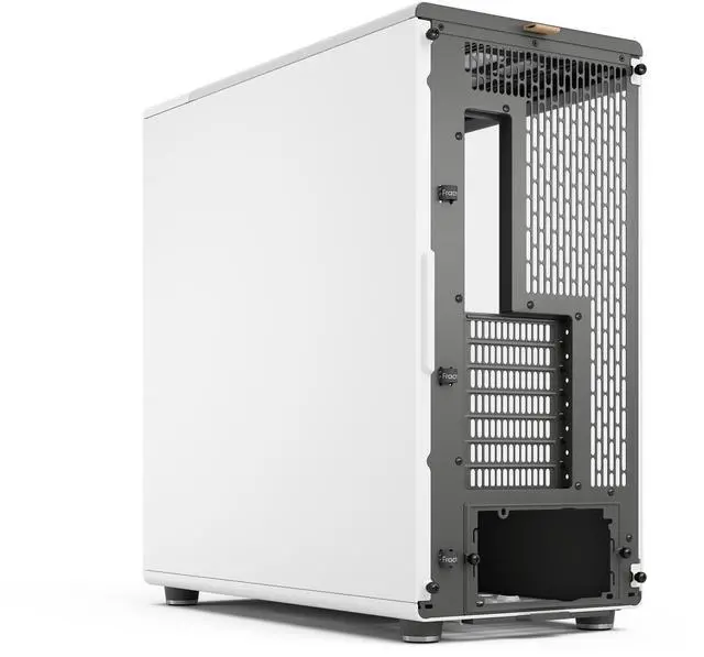 Alt view image 11 of 20 - Fractal Design North XL RC ATX mATX Full Tower PC Case for Motherboard with Rear Connectors ONLY (Standard Connection Motherboards Not Supported)- Chalk White Chassis with Oak Front and Clear TG Side Panel