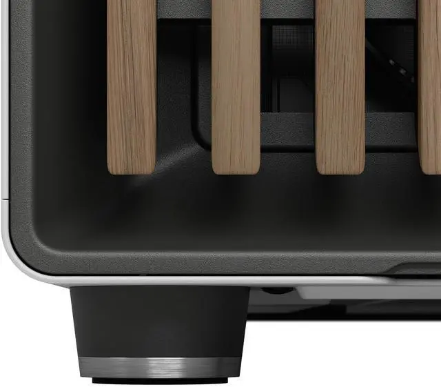 Alt view image 19 of 20 - Fractal Design North XL RC ATX mATX Full Tower PC Case for Motherboard with Rear Connectors ONLY (Standard Connection Motherboards Not Supported)- Chalk White Chassis with Oak Front and Clear TG Side Panel