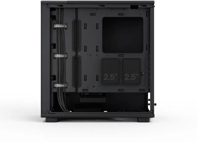 Alt view image 16 of 17 - Fractal Design Epoch Black Solid - High Airflow PC Gaming Case - Mesh Front Panel - Three Momentum 12 Fans Included - Spacious Interior - ATX/mATX/ITX Support
