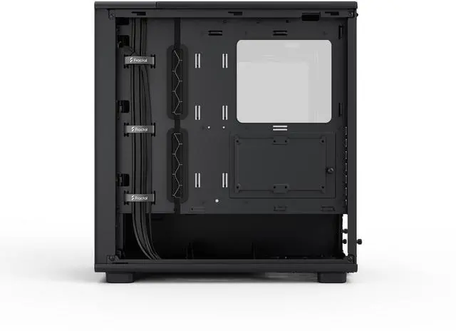 Alt view image 4 of 17 - Fractal Design Epoch FD-C-EPO1A-02 Black Steel ATX Mid Tower Cases Fractal Design Epoch Black - Tempered Glass Light Tint - High Airflow PC Gaming Case - Mesh Front Panel - Three Momentum 12 Fans Included - Spacious Interior - ATX/mATX/ITX