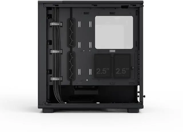 Alt view image 16 of 17 - Fractal Design Epoch FD-C-EPO1A-02 Black Steel ATX Mid Tower Cases Fractal Design Epoch Black - Tempered Glass Light Tint - High Airflow PC Gaming Case - Mesh Front Panel - Three Momentum 12 Fans Included - Spacious Interior - ATX/mATX/ITX