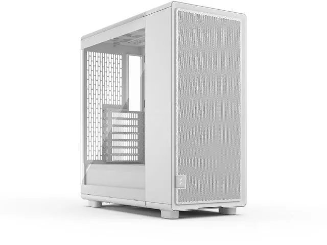 Main image of Fractal Design Epoch White - Tempered Glass Clear Tint - High Airflow PC Gaming Case - Mesh Front Panel - Three Momentum 12 Fans Included - Spacious Interior - ATX/mATX/ITX Support