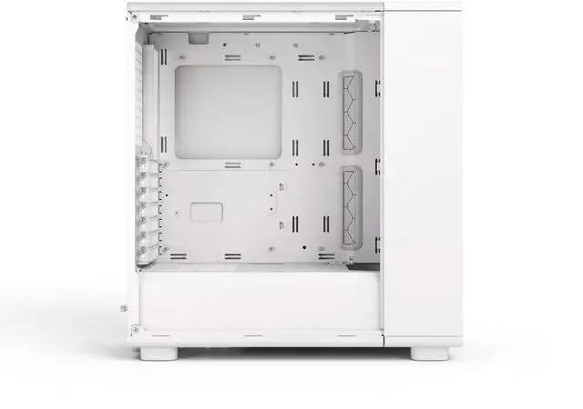 Alt view image 3 of 17 - Fractal Design Epoch White - Tempered Glass Clear Tint - High Airflow PC Gaming Case - Mesh Front Panel - Three Momentum 12 Fans Included - Spacious Interior - ATX/mATX/ITX Support
