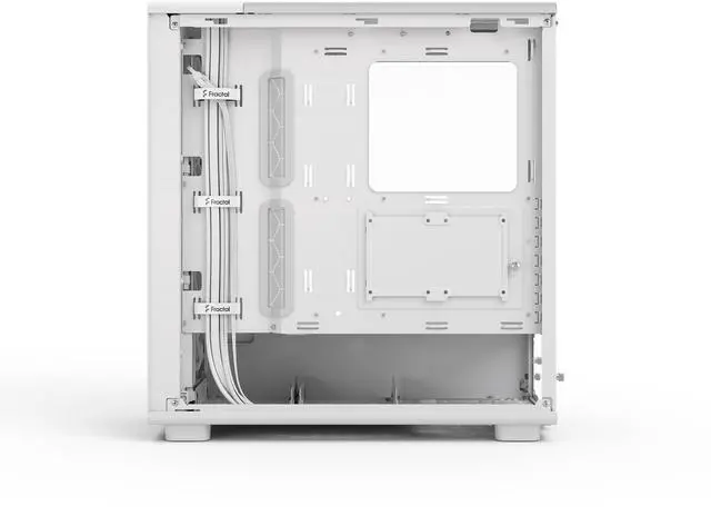 Alt view image 4 of 17 - Fractal Design Epoch White - Tempered Glass Clear Tint - High Airflow PC Gaming Case - Mesh Front Panel - Three Momentum 12 Fans Included - Spacious Interior - ATX/mATX/ITX Support