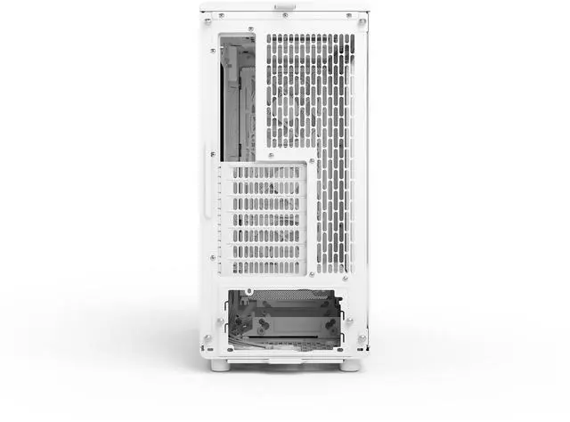 Alt view image 7 of 17 - Fractal Design Epoch White - Tempered Glass Clear Tint - High Airflow PC Gaming Case - Mesh Front Panel - Three Momentum 12 Fans Included - Spacious Interior - ATX/mATX/ITX Support