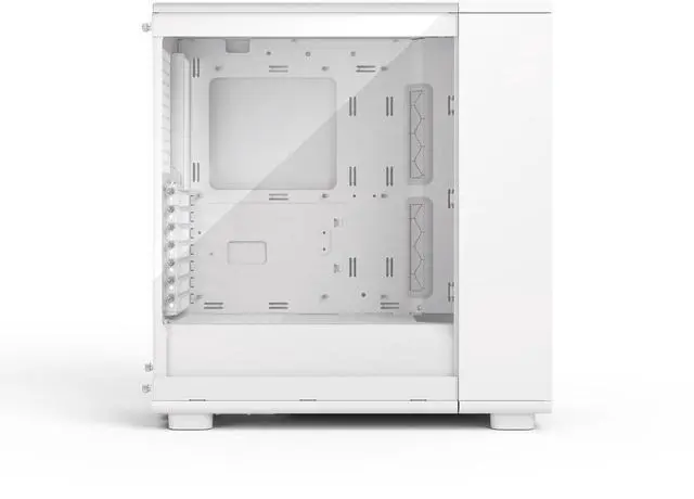 Alt view image 8 of 17 - Fractal Design Epoch White - Tempered Glass Clear Tint - High Airflow PC Gaming Case - Mesh Front Panel - Three Momentum 12 Fans Included - Spacious Interior - ATX/mATX/ITX Support