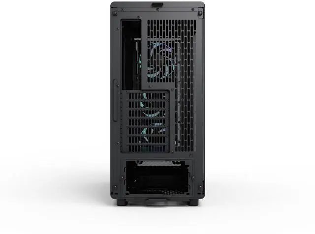 Alt view image 7 of 17 - Fractal Design Epoch Black RGB - Tempered Glass Light Tint- High Airflow PC Gaming Case - Mesh Front Panel - Three Momentum 12 RGB Fans Included - Spacious Interior - ATX/mATX/ITX Support