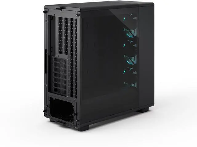 Alt view image 12 of 17 - Fractal Design Epoch Black RGB - Tempered Glass Light Tint- High Airflow PC Gaming Case - Mesh Front Panel - Three Momentum 12 RGB Fans Included - Spacious Interior - ATX/mATX/ITX Support