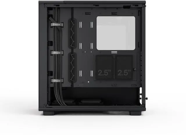 Alt view image 15 of 17 - Fractal Design Epoch Black RGB - Tempered Glass Light Tint- High Airflow PC Gaming Case - Mesh Front Panel - Three Momentum 12 RGB Fans Included - Spacious Interior - ATX/mATX/ITX Support