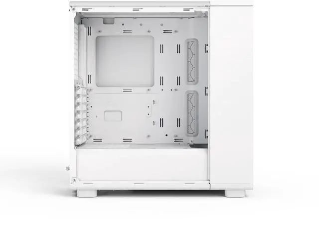 Alt view image 3 of 17 - Fractal Design Epoch White RGB - Tempered Glass Clear Tint- High Airflow PC Gaming Case - Mesh Front Panel - Three Momentum 12 RGB Fans Included - Spacious Interior - ATX/mATX/ITX Support