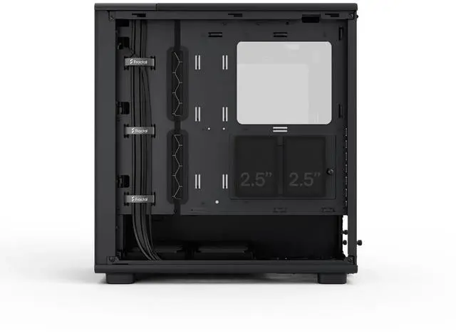 Alt view image 9 of 16 - Fractal Design Epoch XL Black - Tempered Glass Light Tint - High Airflow PC Gaming Case - Mesh Front Panel - Three Momentum 14 Fans Included - Spacious Interior - ATX/mATX/ITX and Reverse Connector Motherboard Support