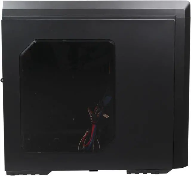 Alt view image 4 of 10 - DIYPC Adventurer-9601R Black/Red Steel Gaming ATX Mid Tower Computer Case with 5 x 120mm Red Fan and 1 x USB 3.0