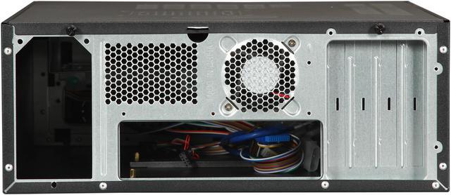 Alt view image 5 of 8 - DIYPC Black Acrylic / Steel HTPC-KT28B Micro ATX Media Center / HTPC Case