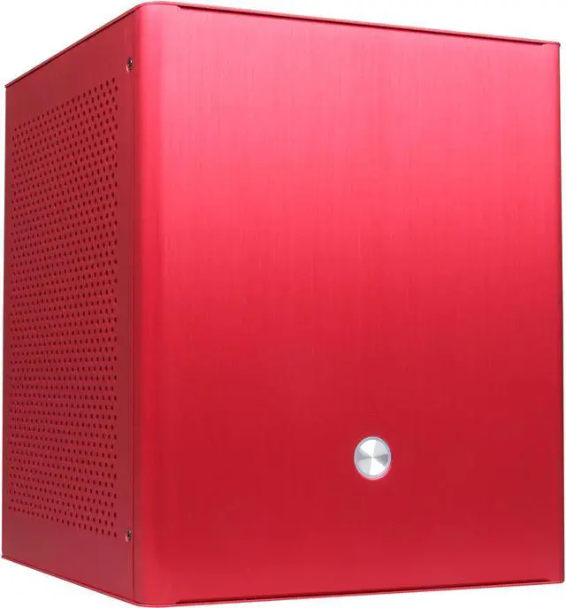 Main image of DIYPC V3plus-R Red Aluminum Mini-ITX Tower Computer Case