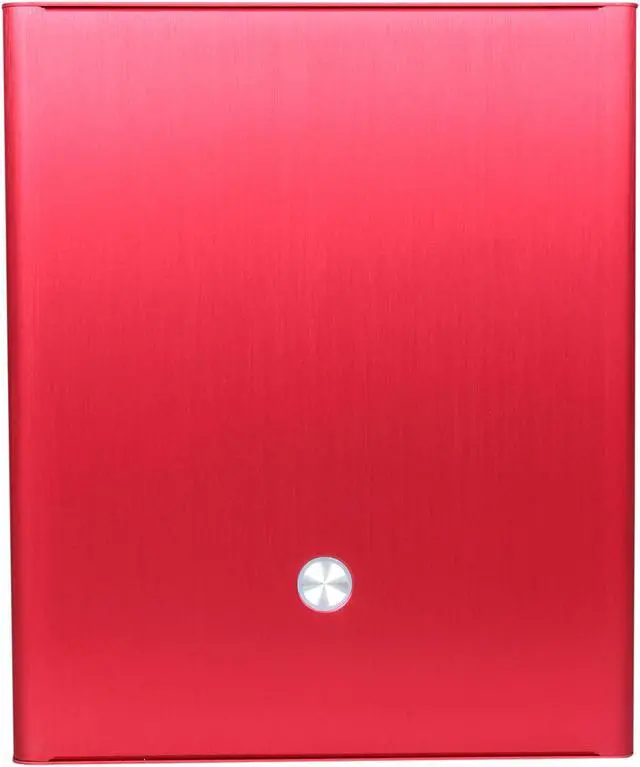 Alt view image 2 of 10 - DIYPC V3plus-R Red Aluminum Mini-ITX Tower Computer Case