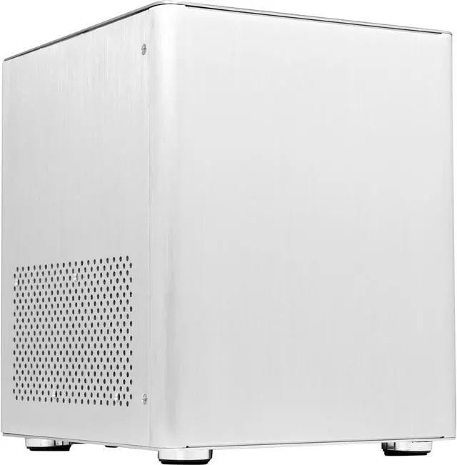 Main image of DIYPC HTPC-MiniCube-S Silver Aluminum Mini-ITX Tower Computer Case