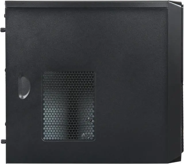 Alt view image 4 of 9 - DIYPC M89-R Black/Red USB 3.0 Micro-ATX Mini Tower Gaming Computer Case with Dual Red Fans (1 x 120mm LED x Front, 1 x 80mm x Rear)