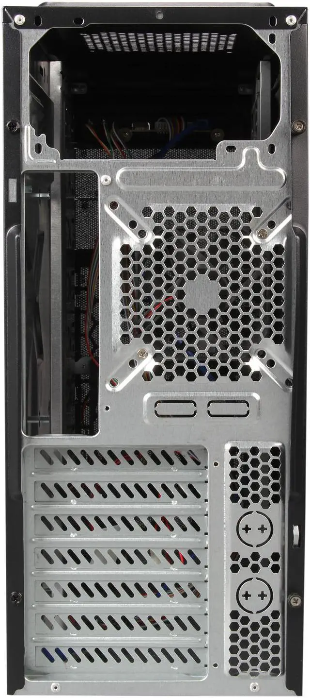 Alt view image 8 of 9 - DIYPC FM08-BK Black USB 3.0 ATX Mid Tower Computer Case with 1 x 120mm and 1x 80mm Fan