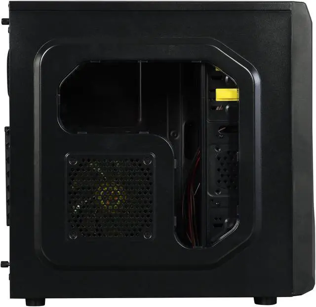 Alt view image 5 of 9 - DIYPC Mirage-D1-Y Black / Yellow SECC ATX Mid Tower Computer Case