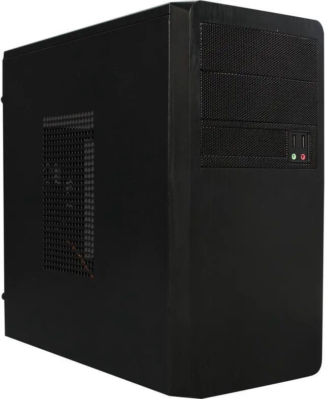 Main image of DIYPC M88-BK Black SECC Micro ATX Mini Tower Computer Case with Dual Fans