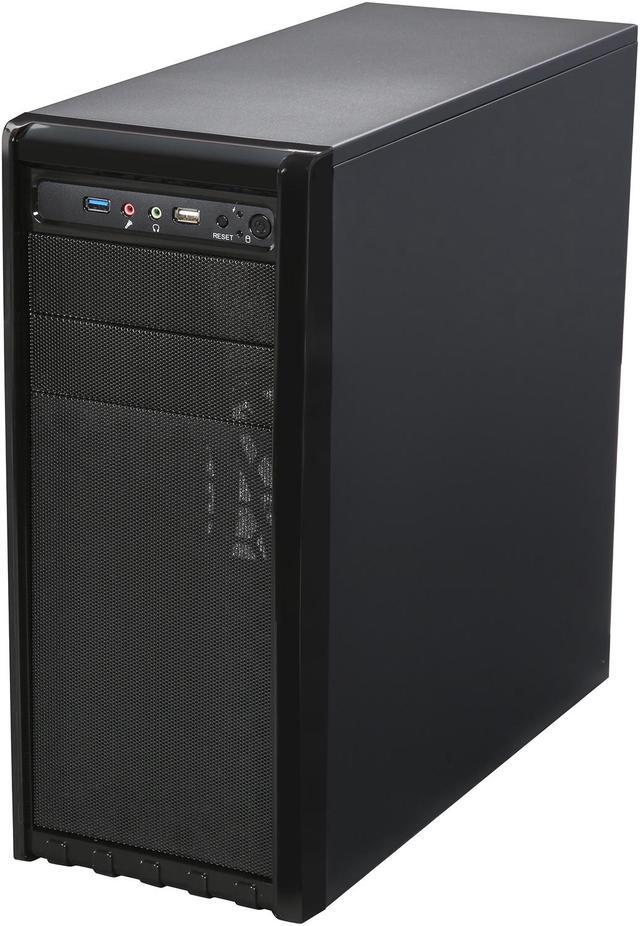 Alt view image 4 of 9 - DIYPC FM18-BK Black USB 3.0 ATX Mid Tower Computer Case with 1 x 120mm and 1x 80mm Fan