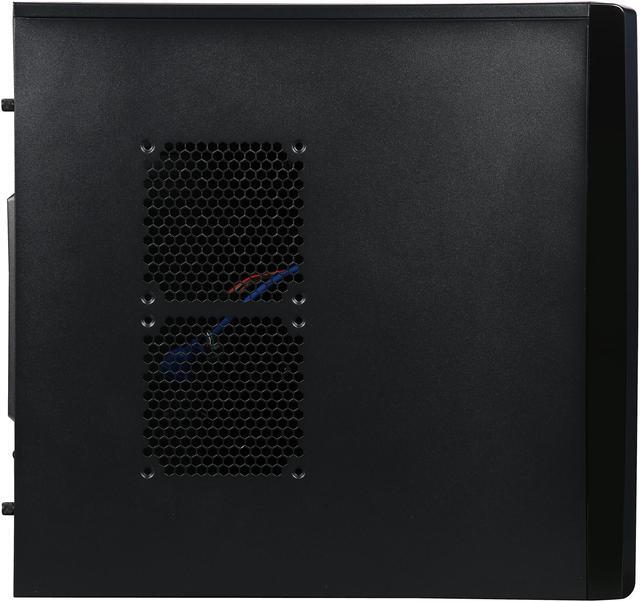 Alt view image 5 of 9 - DIYPC FM18-BK Black USB 3.0 ATX Mid Tower Computer Case with 1 x 120mm and 1x 80mm Fan