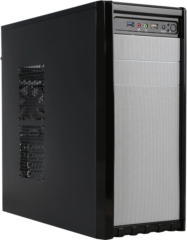 Main image of DIYPC FM18-W Black SECC ATX Mid Tower Computer Case