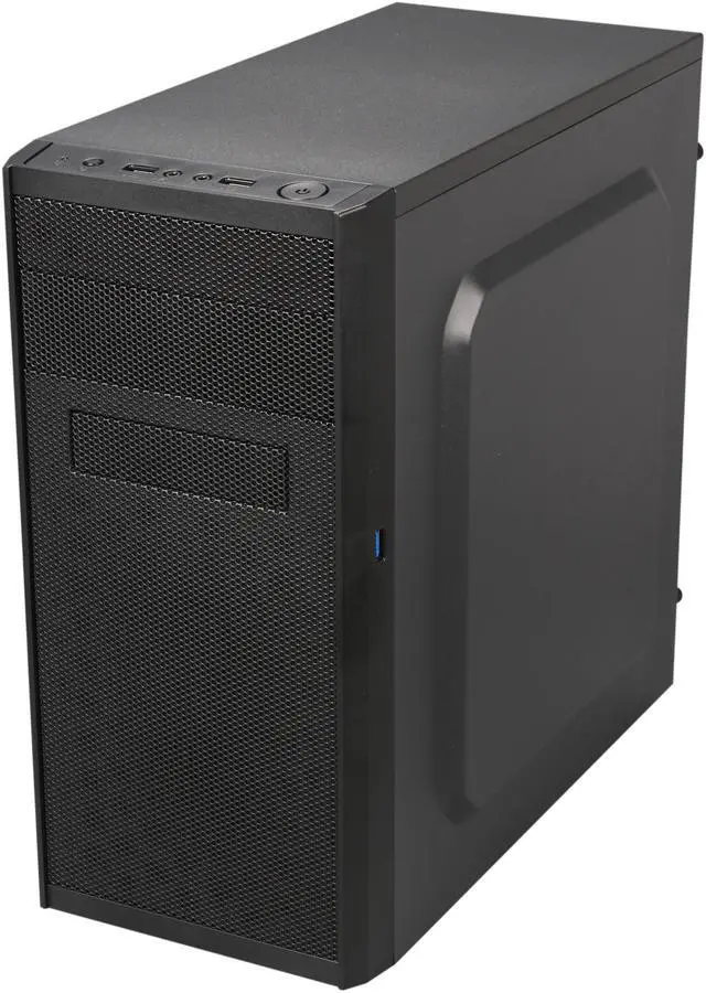 Alt view image 4 of 13 - DIYPC MA08-BK Black USB 3.0 Micro-ATX Mini Tower Gaming Computer Case with Dual Fans