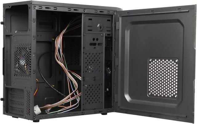 Alt view image 6 of 13 - DIYPC MA08-BK Black USB 3.0 Micro-ATX Mini Tower Gaming Computer Case with Dual Fans