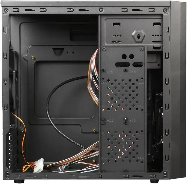 Alt view image 8 of 13 - DIYPC MA08-BK Black USB 3.0 Micro-ATX Mini Tower Gaming Computer Case with Dual Fans