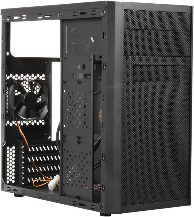 Alt view image 9 of 13 - DIYPC MA08-BK Black USB 3.0 Micro-ATX Mini Tower Gaming Computer Case with Dual Fans
