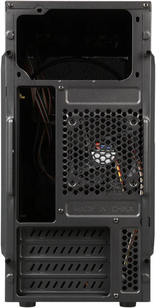 Alt view image 11 of 13 - DIYPC MA08-BK Black USB 3.0 Micro-ATX Mini Tower Gaming Computer Case with Dual Fans