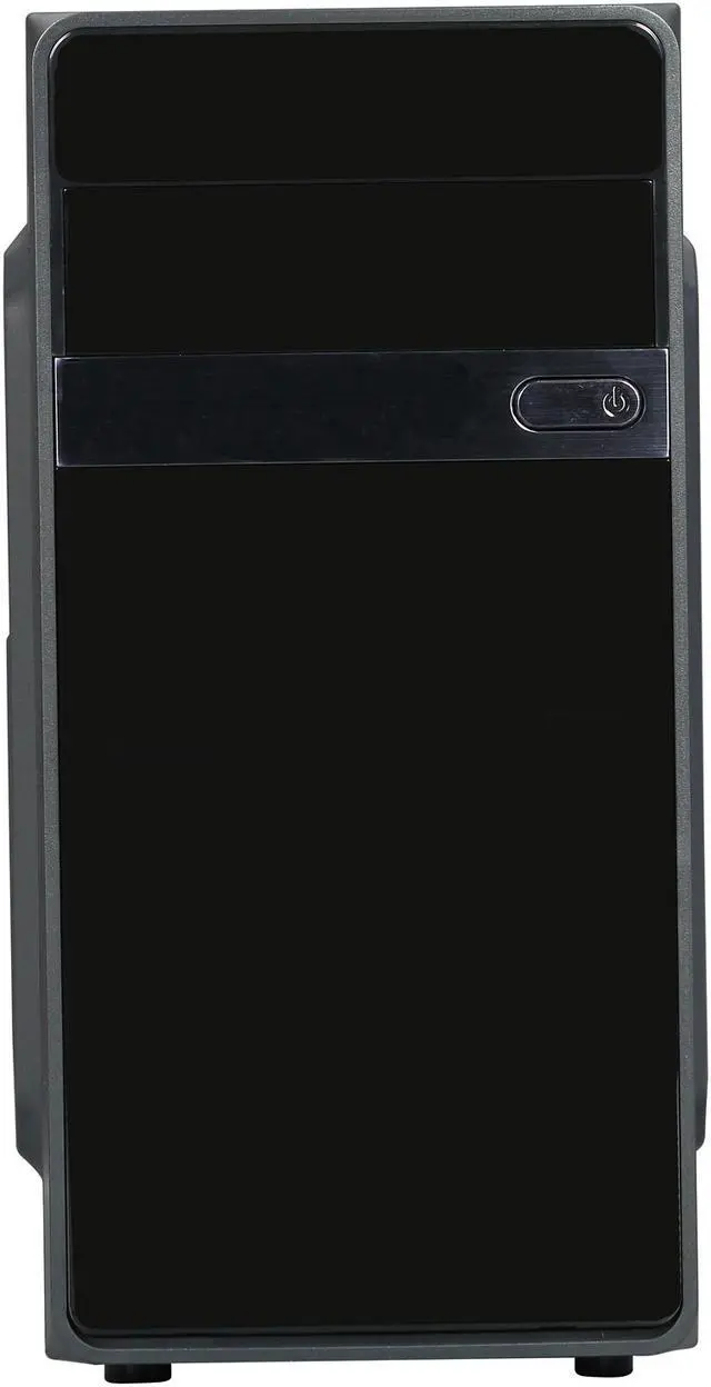 Alt view image 2 of 10 - DIYPC MA01-G Black/Green USB 3.0 Micro-ATX Mini Tower Gaming Computer Case with Dual Fans