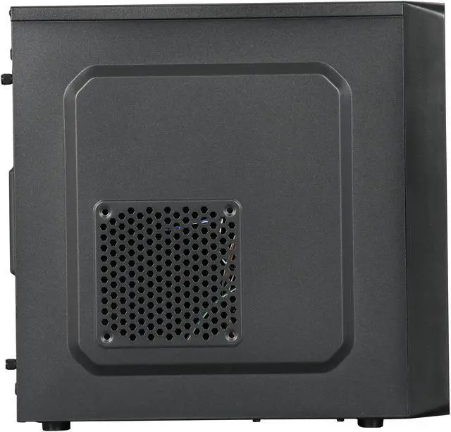 Alt view image 4 of 10 - DIYPC MA01-G Black/Green USB 3.0 Micro-ATX Mini Tower Gaming Computer Case with Dual Fans