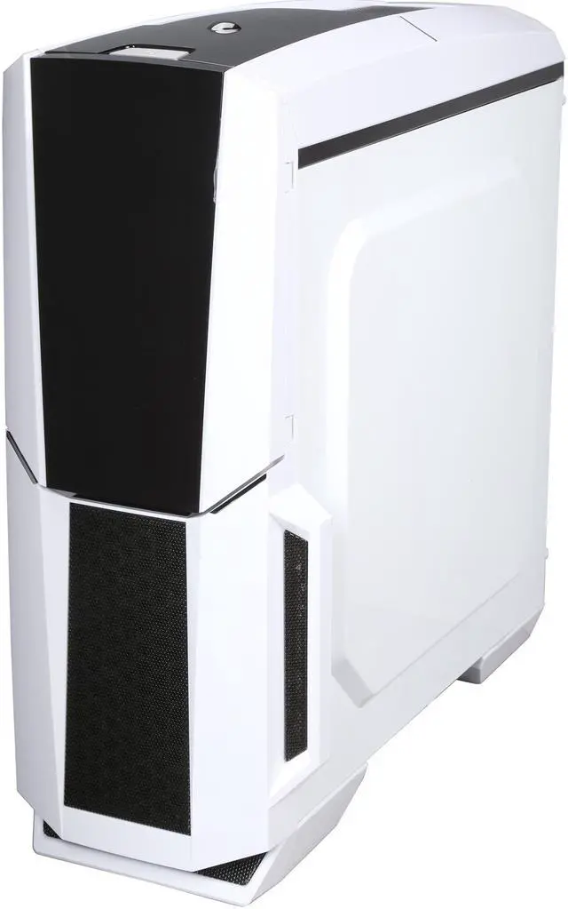 Alt view image 3 of 10 - DIYPC Gamemax-W White Dual USB 3.0 ATX Full Tower Gaming Computer Case with Build-in 5 x Blue Fans (2 x 120mm LED Fan x Top, 2 x 120mm LED Fan x Front, 1 x 120mm LED Fan x Rear), Water Cooling Ready
