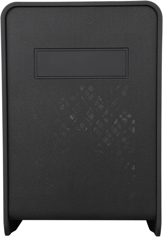 Alt view image 2 of 10 - DIYPC Cuboid-G Black USB 3.0 Gaming Micro-ATX Mid Tower Computer Case w/ 1 x 140mm LED Green Fan x Front, 1 x 120mm LED Green Fan x Rear