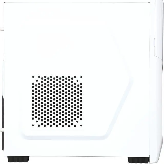 Alt view image 5 of 10 - DIYPC P48-W White SECC ATX / Micro ATX Mid Tower Computer Case w/ 2 x 120mm Blue Fans