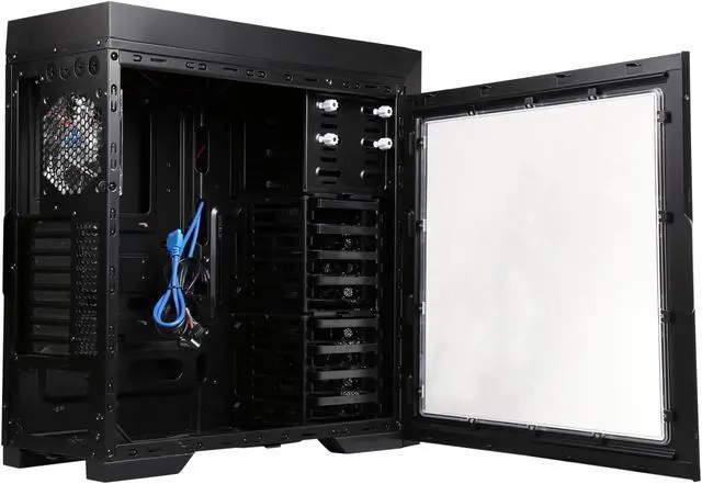 Alt view image 6 of 10 - DIYPC D780-BK Black SECC ATX Full Tower Computer Case