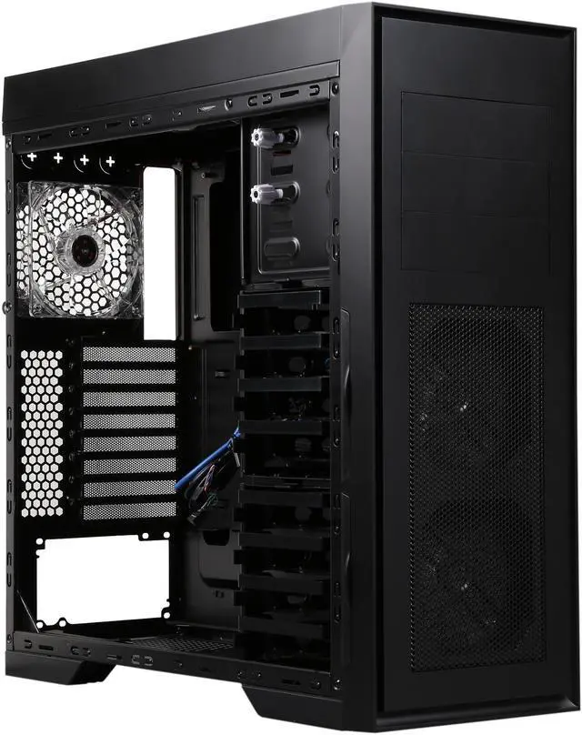 Alt view image 8 of 10 - DIYPC D780-BK Black SECC ATX Full Tower Computer Case