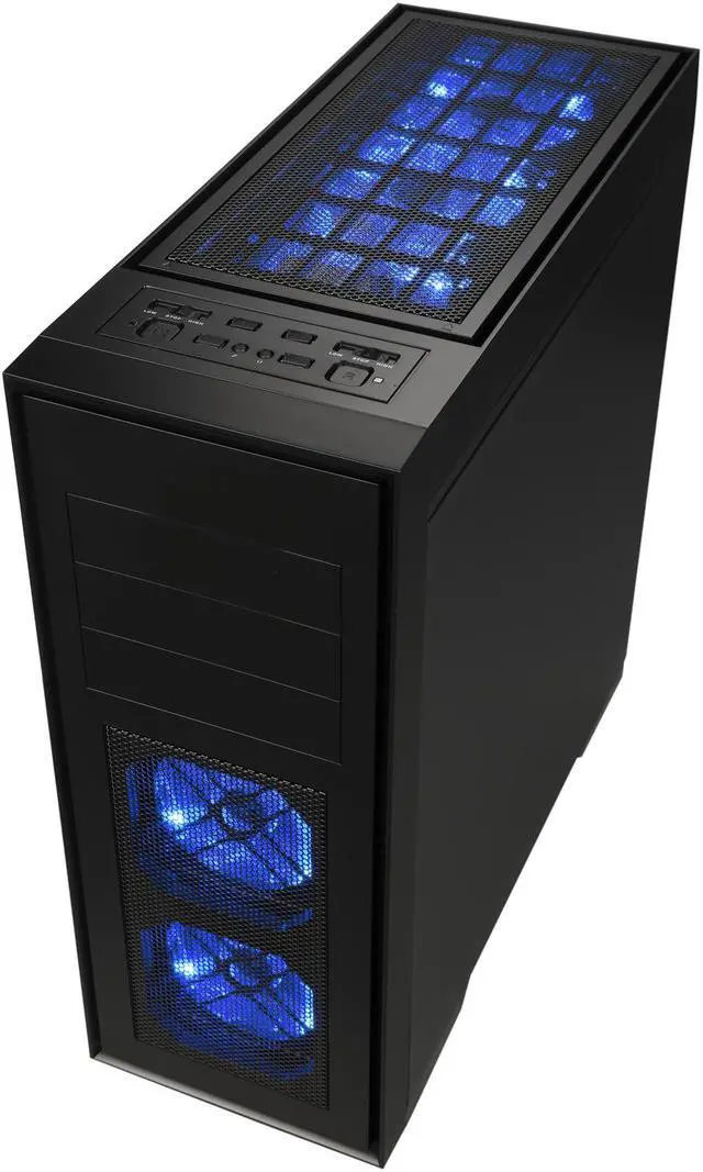 Alt view image 9 of 10 - DIYPC D780-BK Black SECC ATX Full Tower Computer Case