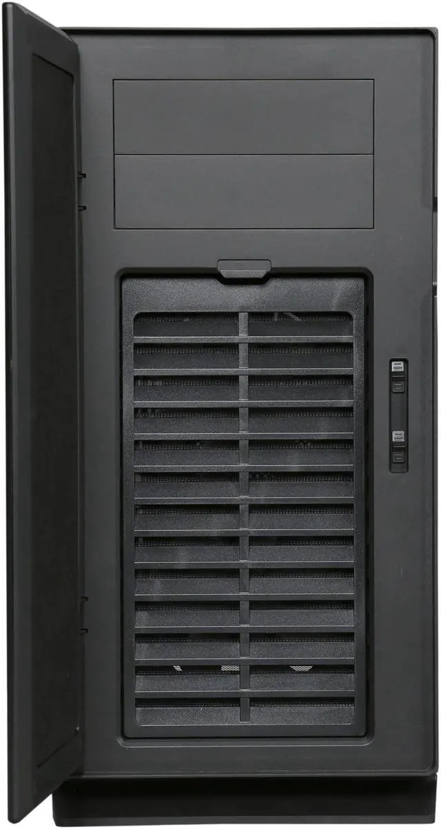 Alt view image 2 of 10 - DIYPC Silence-BK Black Dual USB3.0 ATX Mid Tower Silent Computer Case w/ 3 x 120mm White Fans (Pre-installed), Fan Controller