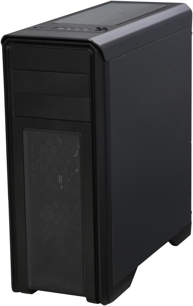 Alt view image 3 of 10 - DIYPC D480-BK-Window Black Dual USB 3.0 ATX Mid Tower Computer Case with Build-in 5 x White Fans (2 x 120mm Fan x Front, 1 x 120mm Fan x rear, 2 x 120mm Fan x top), Fan Controller